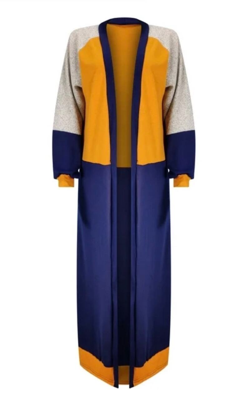Nothing But Sexy Colorblock Duster Cardigan | NEW | Size Small